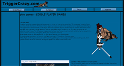 Desktop Screenshot of play-games-y.triggercrazy.com