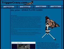 Tablet Screenshot of play-games-y.triggercrazy.com